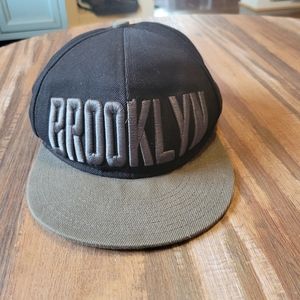 BROOKLYN NYC 1664 Flat Bill Snap Back Hat